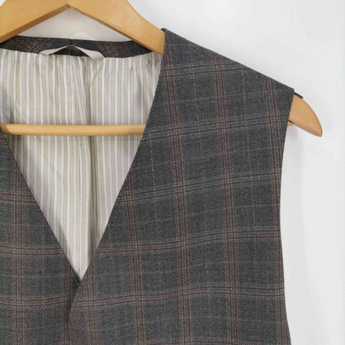 バナナリパブリック ヘリテージコレクション banana republic heritage collection マドラスチェック 5Bベスト ジレ メンズ import:L
