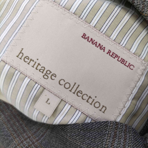 バナナリパブリック ヘリテージコレクション banana republic heritage collection マドラスチェック 5Bベスト ジレ メンズ import:L
