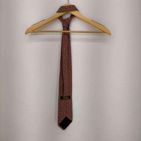 ブルックスブラザーズ BROOKS BROTHERS MADE IN USA 90S MAKERS シルクコットン総柄ネクタイ メンズ
