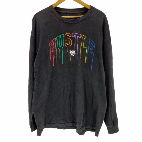ディージーケー DGK Dripped L/S Tee メンズ JPN:XL