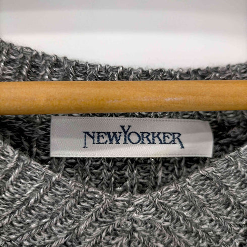 ニューヨーカー NEWYORKER レーヨン混 ラメニット レディース L