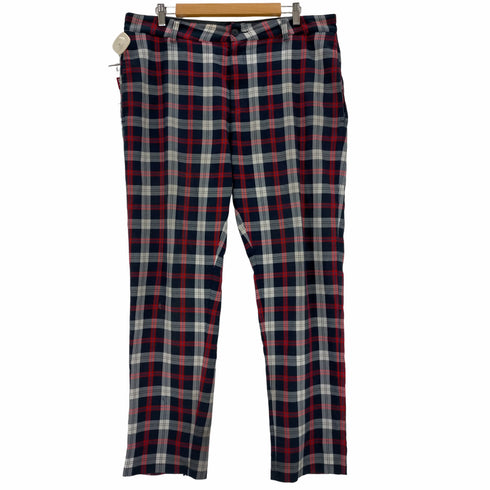 トミージーンズ tommy jeans タータンチェックパンツ メンズ 36/32