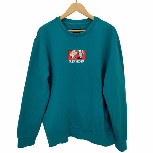 リップンディプ RIPNDIP LOVE IS BLIN CREW SWEATER ラブイズブラインドクルーネックトレーナー メンズ XL