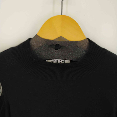 スナイデル snidel シースルーショルダーニットトップス レディース ONE SIZE