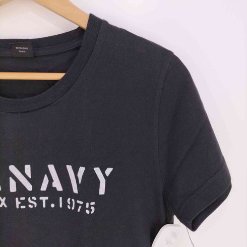 アヴィレックス AVIREX フロントプリント バックパッチ クルーネックTシャツ メンズ import:M