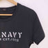 アヴィレックス AVIREX フロントプリント バックパッチ クルーネックTシャツ メンズ import:M