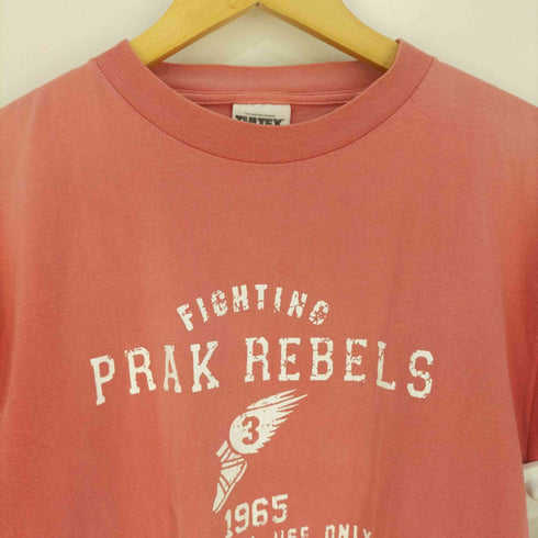 タルテックス TULTEX 90s ダブルステッチ プリント クルーネックTシャツ メンズ import:XL