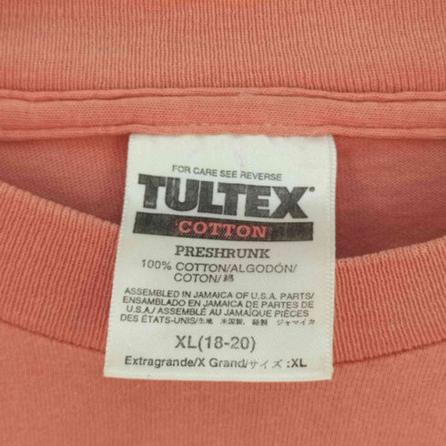 タルテックス TULTEX 90s ダブルステッチ プリント クルーネックTシャツ メンズ import:XL
