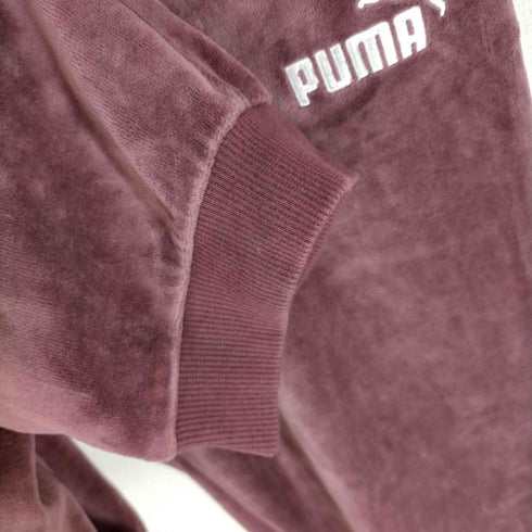プーマ PUMA 刺繍ロゴ ベロアパンツ レディース JPN:L