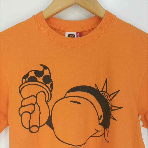 ベイビーマイロ BABY MILO フロントプリント クルーネックTシャツ メンズ JPN:S