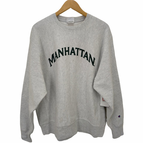 チャンピオン Champion MANHATTAN COLLEGE REVERSE WEAVE メンズ L