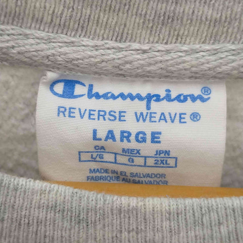 チャンピオン Champion MANHATTAN COLLEGE REVERSE WEAVE メンズ L