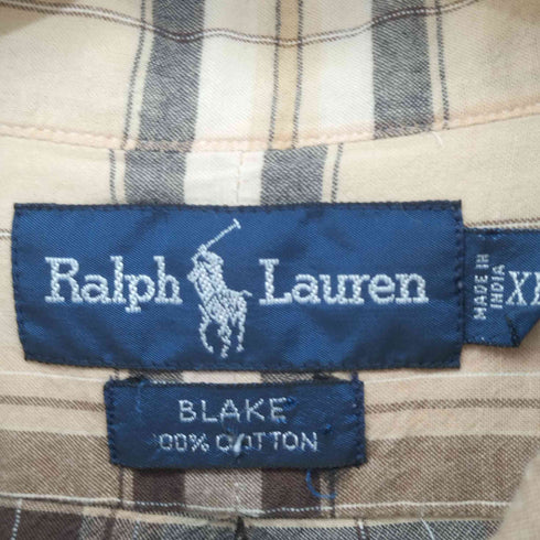 ラルフローレン RALPH LAUREN BLAKE ポニー刺繍 カジュアルシャツ メンズ JPN:XL