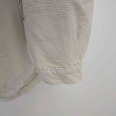 ベルシュカ BERSHKA アイボリー デニムシャツジャケット レディース import:M