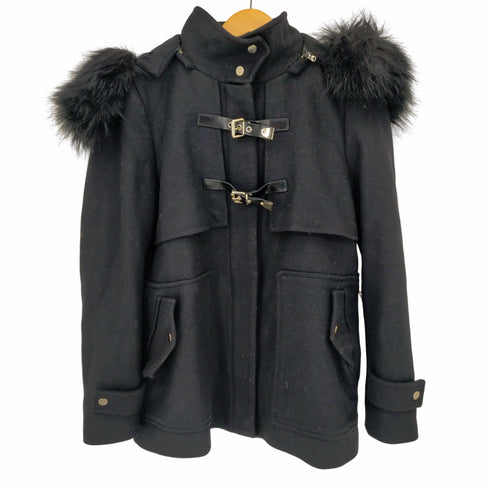 ザラ ZARA ボリュームファー ダッフルコート レディース import:L