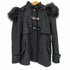 ザラ ZARA ボリュームファー ダッフルコート レディース import:L