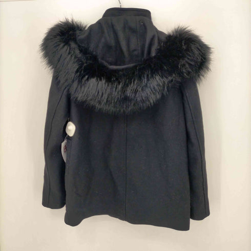 ザラ ZARA ボリュームファー ダッフルコート レディース import:L