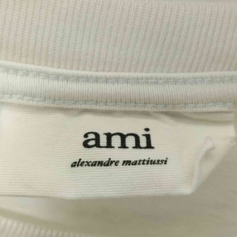 アミアレクサンドルマテュッシ AMI ALEXANDRE MATTIUSSI 2021SS ハートロゴ クルーネックTシャツ メンズ import:XL