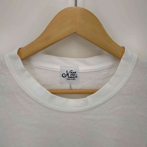 kaoyorinakami バックプリントクルーネックTシャツ メンズ XL