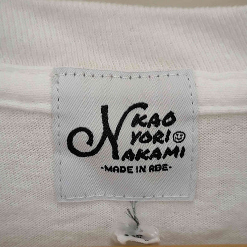 kaoyorinakami バックプリントクルーネックTシャツ メンズ XL