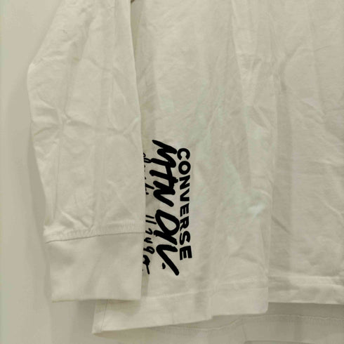 コンバース CONVERSE 両面プリント クルーネック ロングスリーブTシャツ ロンT メンズ JPN:M
