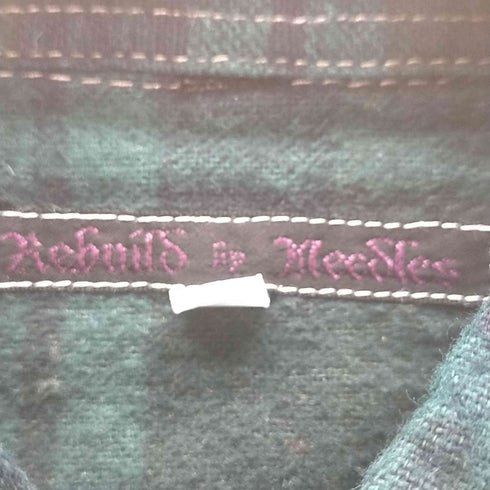 リビルドバイニードルズ rebuild by needles RIBBON FLANNEL SHIRT メンズ JPN:M