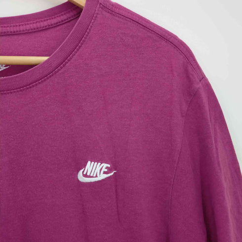 ナイキ NIKE ワンポイント刺繍クルーネックTシャツ メンズ