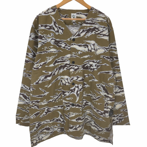 サウスツーウエストエイト SOUTH2 WEST8 V NECK ARMY SHIRT メンズ JPN:M