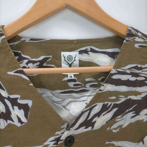 サウスツーウエストエイト SOUTH2 WEST8 V NECK ARMY SHIRT メンズ JPN:M