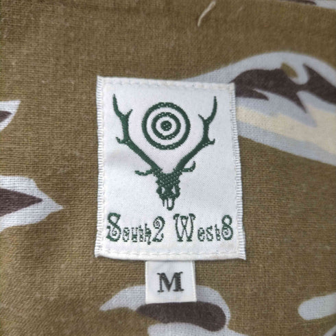 サウスツーウエストエイト SOUTH2 WEST8 V NECK ARMY SHIRT メンズ JPN:M