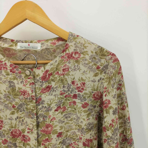 ザスコッチハウス The Scotch House 花柄 シャツ ブラウス スカート セットアップ レディース