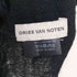 ドリスヴァンノッテン DRIES VAN NOTEN インド製 縮絨生地 フリンジカシミヤストール メンズ