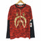 アベイシングエイプ A BATHING APE ゴールド シャーク ABC CAMO レイヤード ロングスリーブ Tシャツ メンズ JPN:L