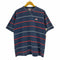 アディダス adidas 90s パフォーマンスロゴ ボーダクルーネックTシャツ メンズ JPN:L