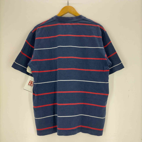 アディダス adidas 90s パフォーマンスロゴ ボーダクルーネックTシャツ メンズ JPN:L