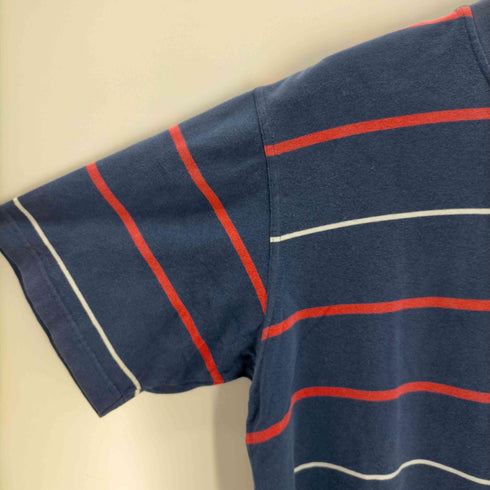 アディダス adidas 90s パフォーマンスロゴ ボーダクルーネックTシャツ メンズ JPN:L
