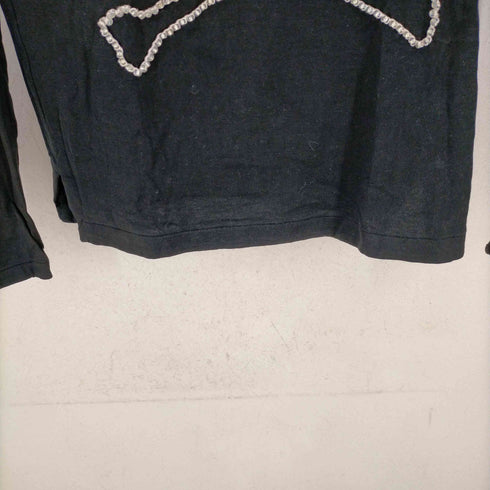 マスターマインド mastermind JAPAN スカルビジュー L/S カットソー メンズ