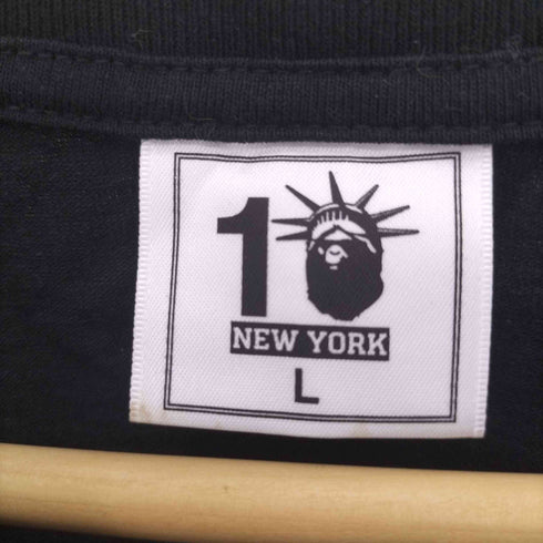 アベイシングエイプ A BATHING APE 19AW 10th New York COLLEGE S/S TEE メンズ JPN:L