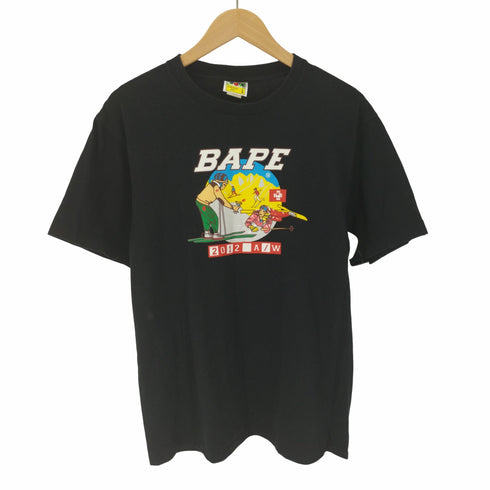 アベイシングエイプ A BATHING APE 12AW BAPE Ski S/S Tee メンズ JPN:L