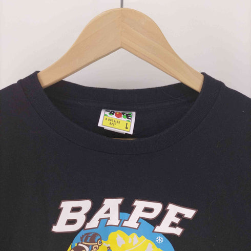アベイシングエイプ A BATHING APE 12AW BAPE Ski S/S Tee メンズ JPN:L