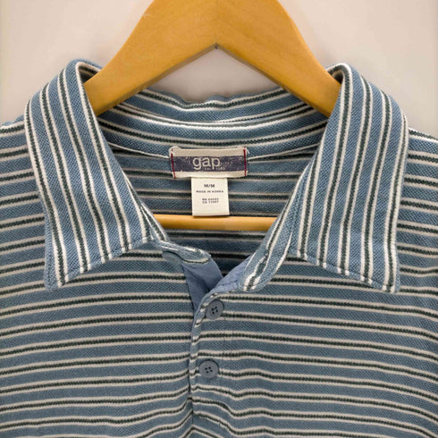 ギャップ Gap 02年製 old ボーダーポロシャツ メンズ JPN:M