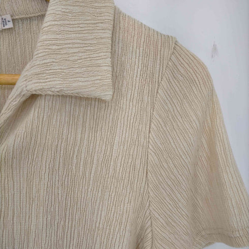 マウジー moussy STRETCH CRAPE シャツ レディース FREE