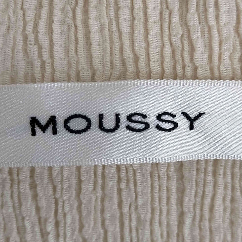 マウジー moussy STRETCH CRAPE シャツ レディース FREE