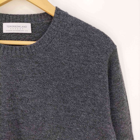 トゥモローランドトリコ TOMORROWLAND tricot メリノベーシック クルーネックプルオーバーニット メンズ JPN:L