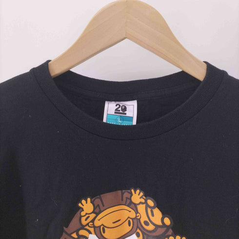 アベイシングエイプ A BATHING APE BABY MILO エイプヘッド S/S Tシャツ メンズ JPN:L