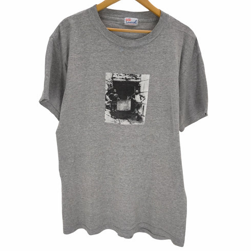 リーバイス Levis 99年製 USA製 フロントプリント クルーネックTシャツ メンズ JPN:L
