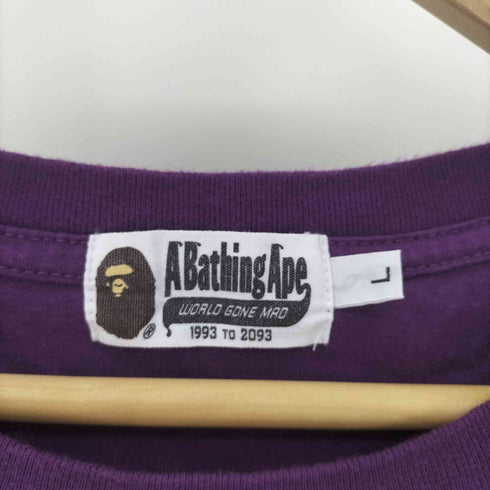 アベイシングエイプ A BATHING APE シャーク プリント ABC COMO スリーブ S/S Tシャツ メンズ JPN:L