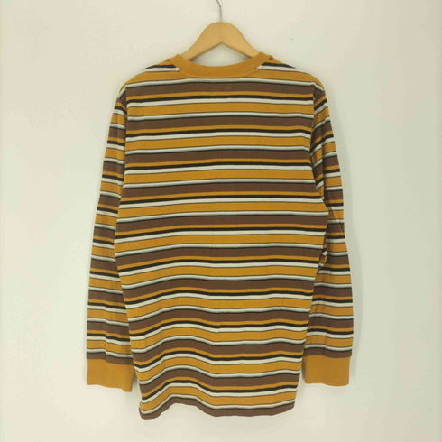 シュプリーム Supreme 15AW Classic Logo Multi Stripe L/S Top メンズ import:M