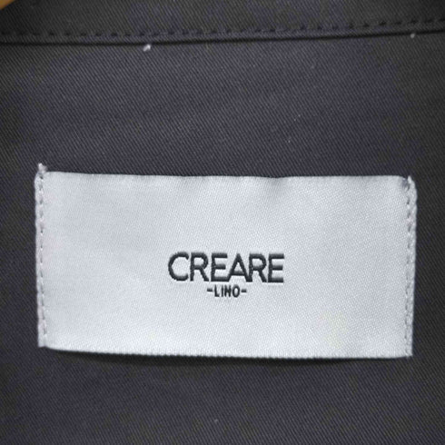 クレアーレ CREARE 2WAY オーバーサイズ ルーズ ステンカラー スタンド ロングコート メンズ JPN:L