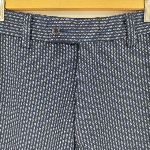 センタープレス 総柄ポリスラックス YKK レディース